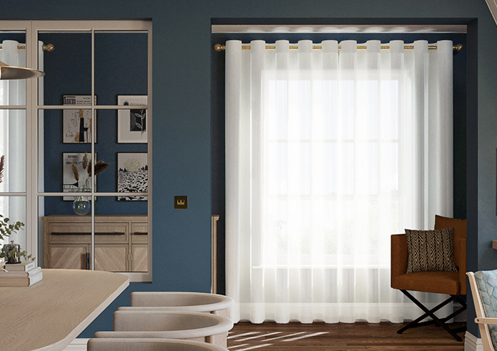 Salerno Voile, Coastal White - Made to Measure Curtains - Image 7